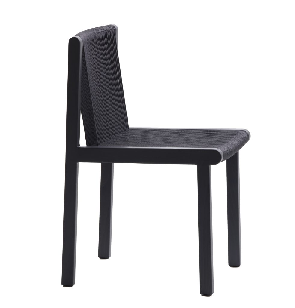 mattiazzi black filo chair in white background