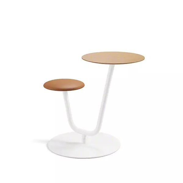 Solar table with wooden