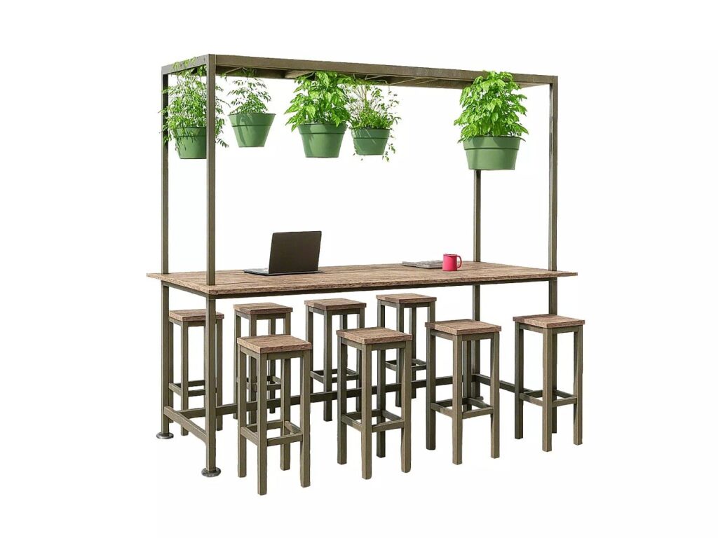 Vanerum Plant table ideal for educational spaces